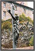 The crucifixion on The Bath bridge.